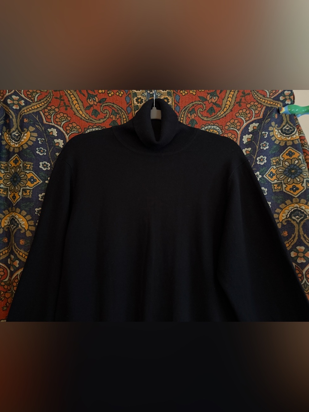 Orvis Black Men's Turtleneck Sweater - Picture 9 of 9